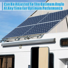 Adjustable Solar Panel Tilt Mount Brackets for 50W–400W Panels