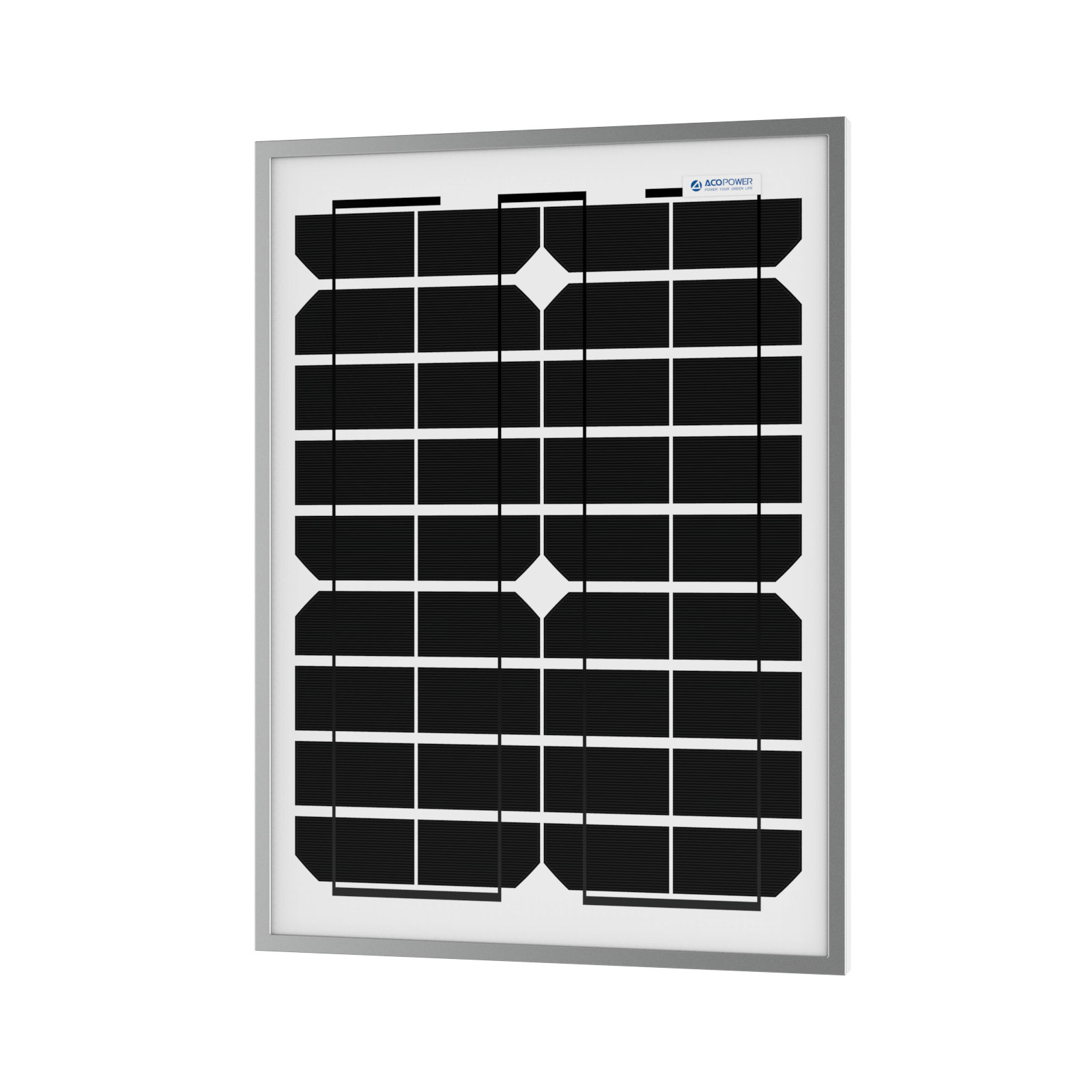 ACOPower 20 Watt Mono Solar Panel for 12 V Battery Charging, Off Grid